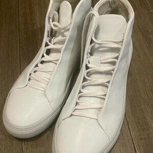 DIVERGE V0 WHITE MINIMAL HIGH SNEAKERS